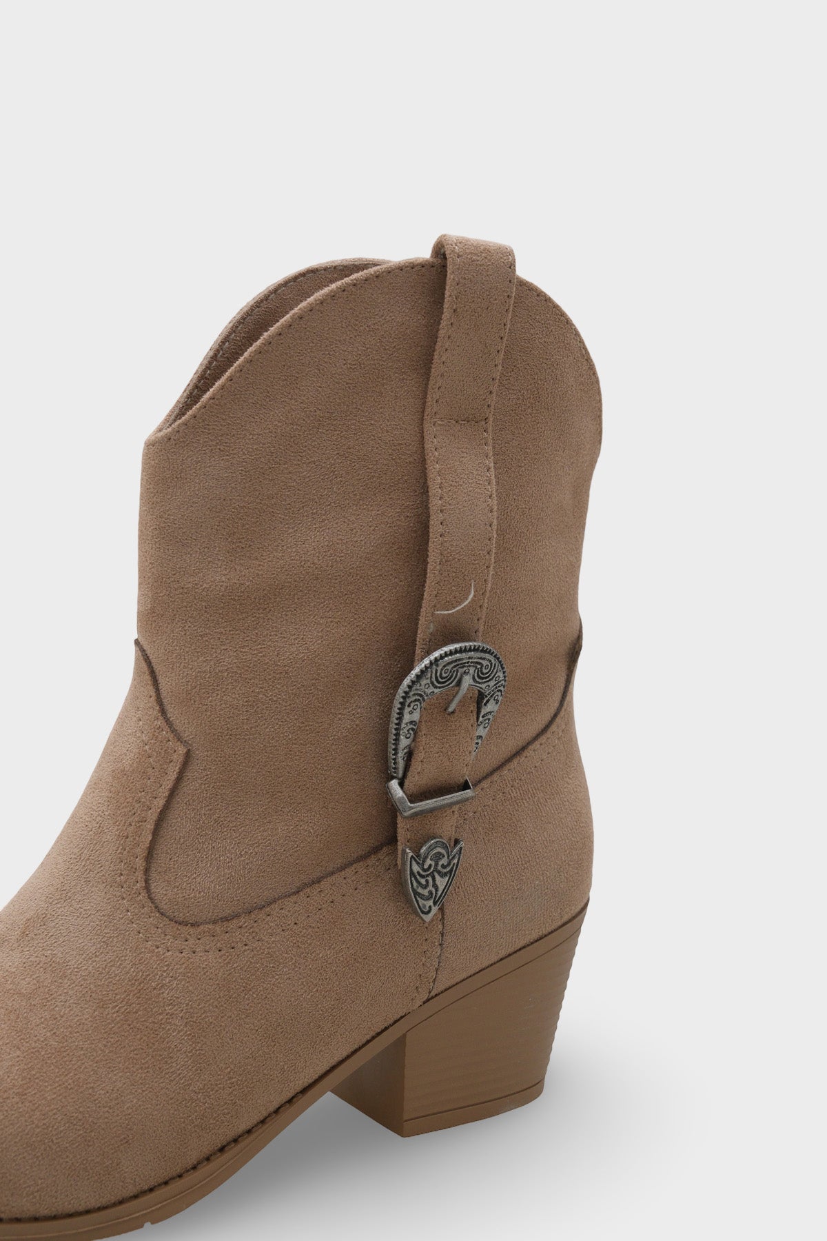 Zane Ghete cowboy din piele întoarsă pentru femei, fără închidere